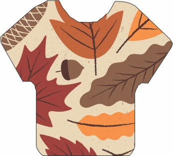 Fall Leaves Pattern 12"